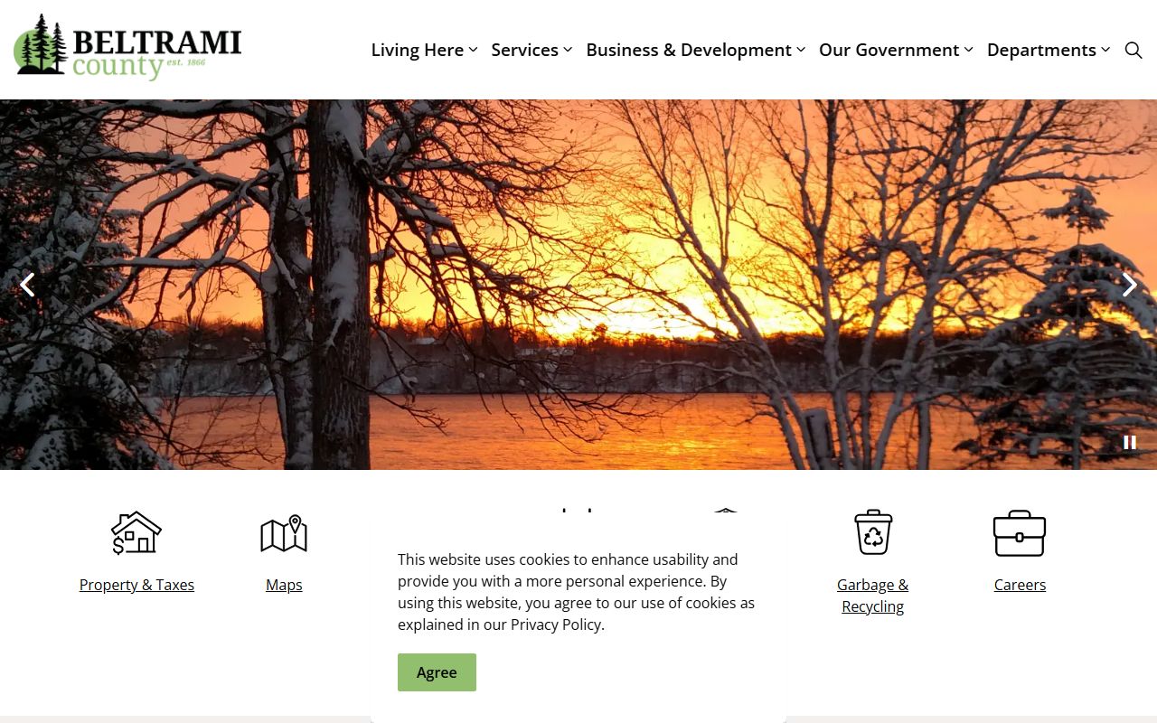 Beltrami County official website warrant records
