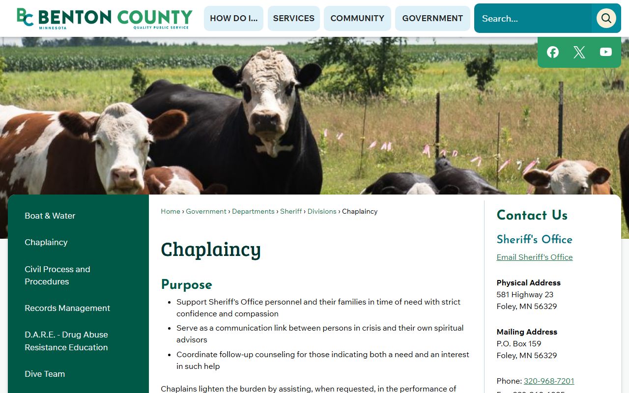 Benton County Jail warrant records