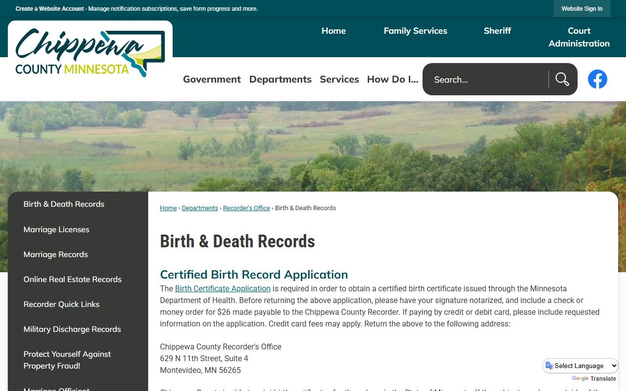 Chippewa County Jail warrant records