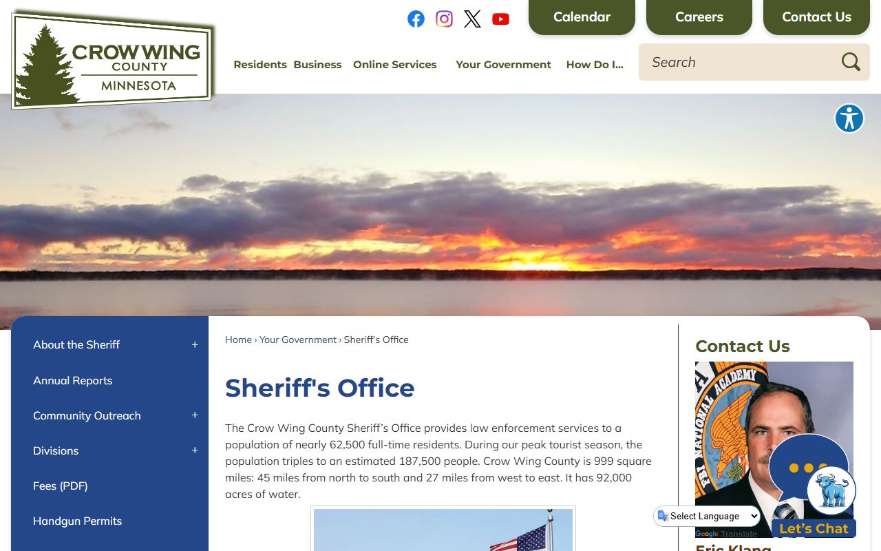Crow Wing County Sheriff warrant records
