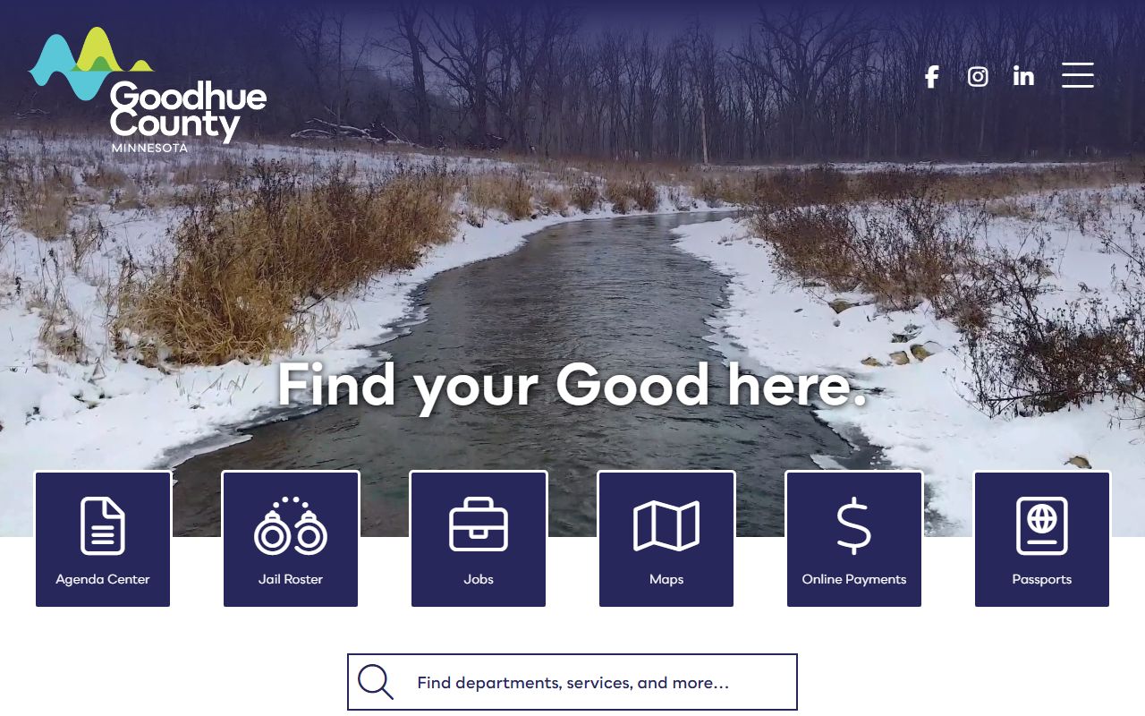 Goodhue County warrant records official website