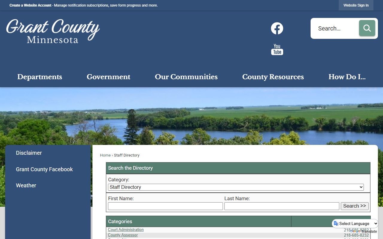 Grant County warrant records county attorney page