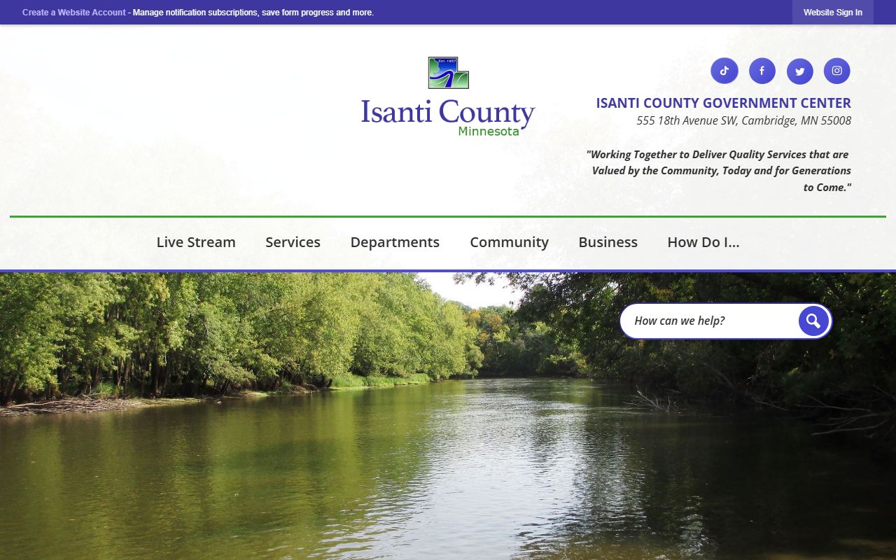 Isanti County warrant records official county website