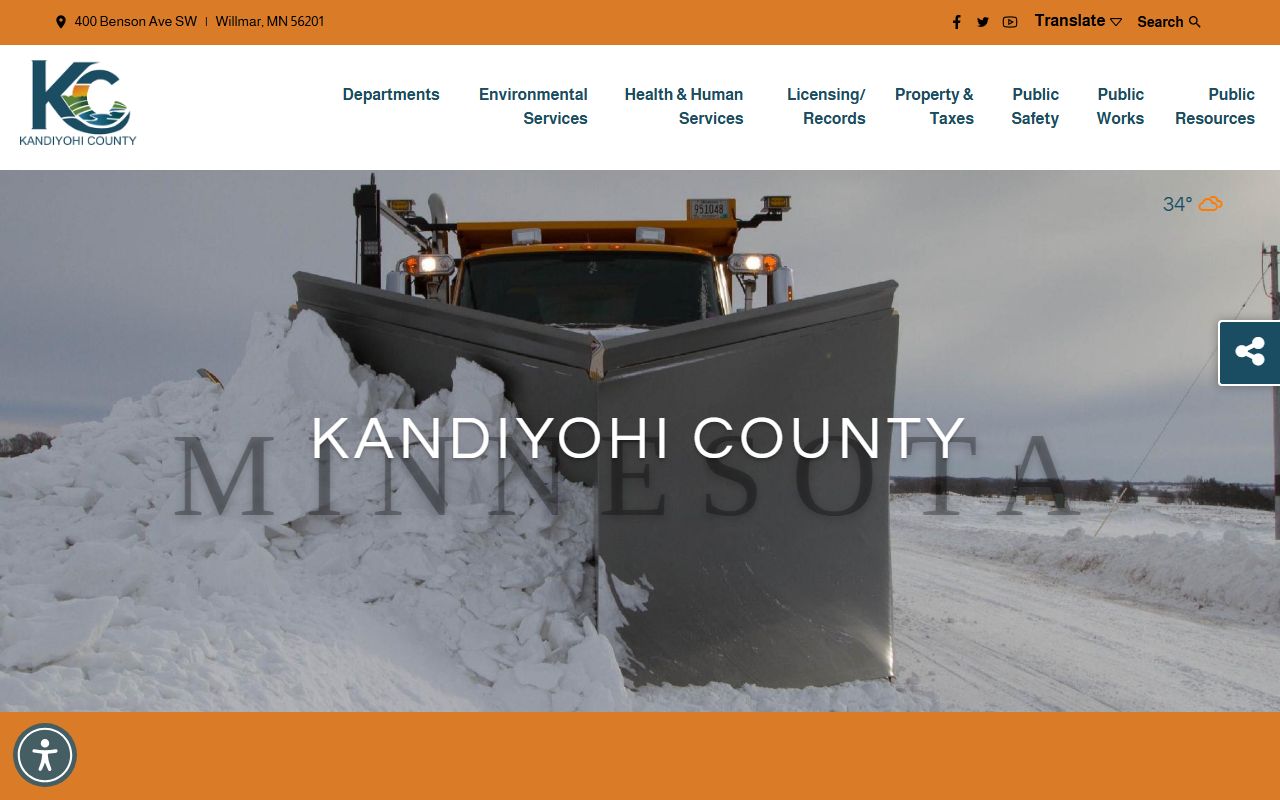 Kandiyohi County warrant records official county website