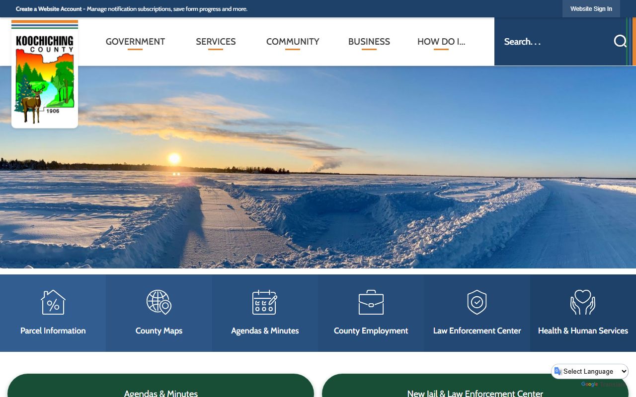 Koochiching County warrant records official county website