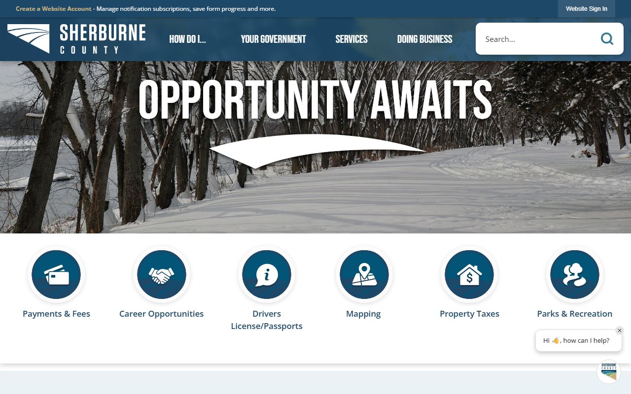 Sherburne County official website for warrant records