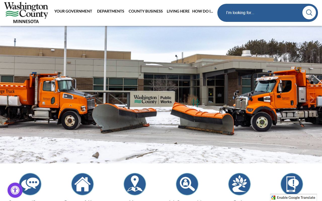 Washington County official website for warrant records search